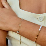 Bracelet Lucia Trèfle Doré
