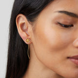 Boucles pissenlit or 18K