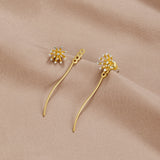 Boucles pissenlit or 18K