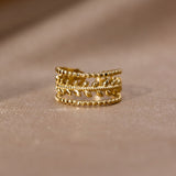 Bague Marissa Feuille Dorée