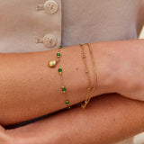 Bracelet Nerissa Coquillage Vert