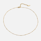 Collier Niyah Chaîne Or avec Perles