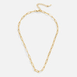 Collier Maillon Trombone Or