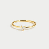 Bague Cœur Cristal