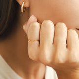 Bague Tina Dorée Empilable