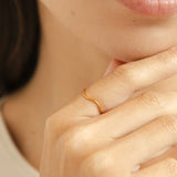 Bague Tina Dorée Empilable