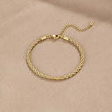 Bracelet Doré Torsadé