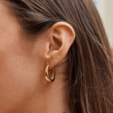 Créoles dorées Valentina
