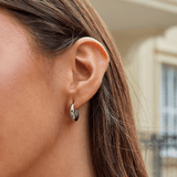 Créoles Valentina argent