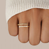 Bague Perle Cristal